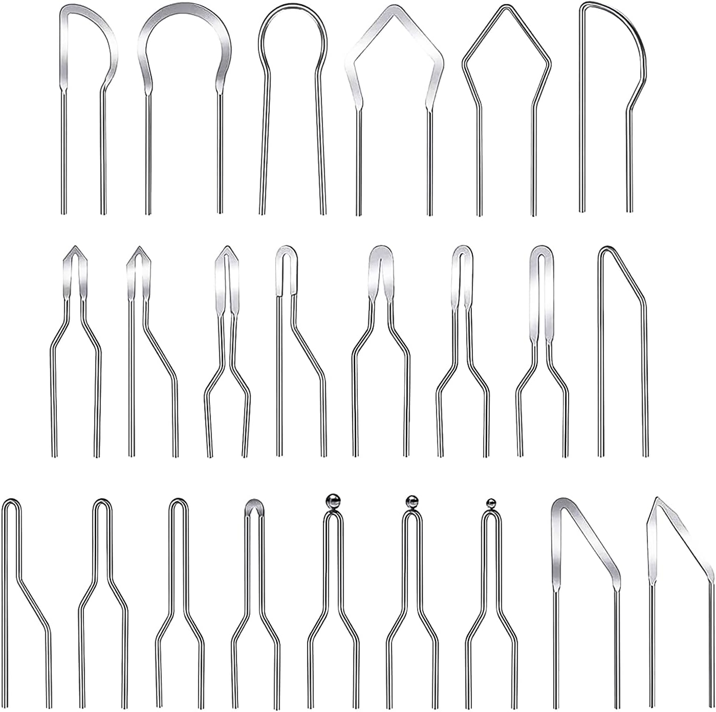 23Pcs Wood Burning Nibs, Pyrography Wire Tips Replacement for Pyrography Machine