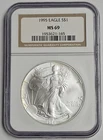 1995 American Silver Eagle 1 oz .999 Fine Silver Coin NGC MS 69