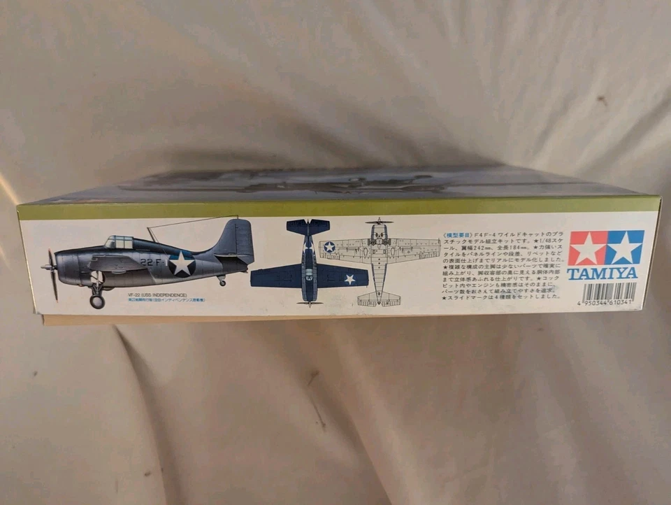 Kit Wildcat Tamiya Grumman F4f-4 61034 * Con artículos adicionales Foto 2 de 4
