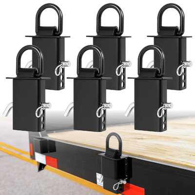 Fahkns Stake Pocket D Ring 18000Lbs Heavy Duty Removable D-Ring Stake Pocket