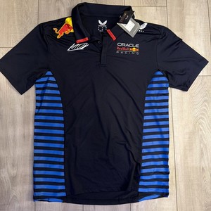 Red Bull Racing Max Verstappen Short Sleeved Polo Shirt 2024 (X-Large)