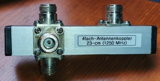 Amateur Radio 23cm 4 Antenna Coupler N Sockets Great Condition See Photos