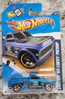 2012 HOT WHEELS CUSTOM 1969 CHEVY PICKUP REDLINE TIRES BLUE Walmart Excl.