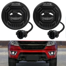 2 Packs 4 Inch Round Led Fog light for Chevy Avalanche 2007-2013, 07-14 Suburban