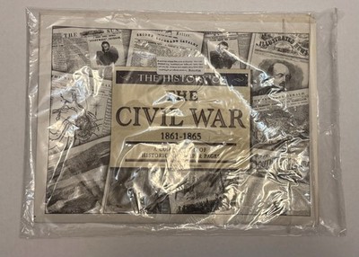 The History of The Civil War Compilation of Newspaper Pages from Caren Archive