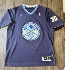 Rare 2013 Christmas Day Adidas Denver Nuggets Kenneth Faried NBA Jersey Size L