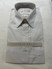Geoffrey Beene White Dress Shirt 15 32-33, New with Tags