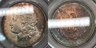 1900-P Morgan Silver Dollar CAC Grading (CACG) MS65 *Rainbow Toning* 1¢ Auction