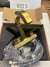 KES Brushed Brass Bathroom Faucet 2 Handles 2 Hole Centerset L4118LF-BZ