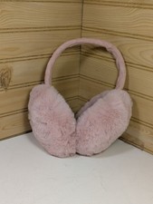 Over Sized Plush Women's Ear Muffs 5 5 Pink