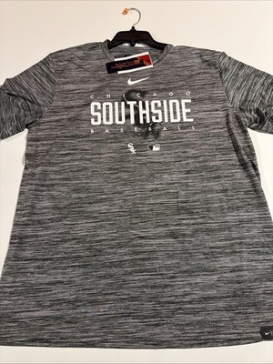 Nike MLB Chicago White Sox City Connect Team Practice Tee Training Sz L NKM5