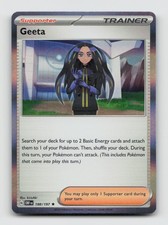 Geeta 188/197 Rare OBF Obsidian Flames Pokemon Holo NM/M
