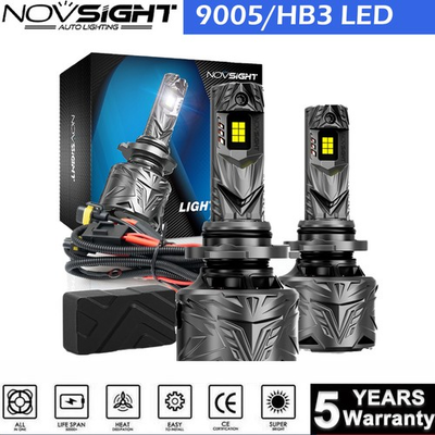 #ad #ad 9005 HB3 LED Headlight Bulb Kit High Beam 250W 60000LM Super Bright 6500K White $129.59