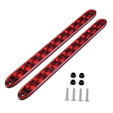 11 LED Red Trailer Brake Tail Light, 2 Pack 16 LED Bar Stop Turn Signal Tail