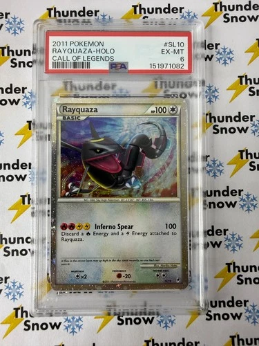 Rayquaza Holo #SL10 Call of Legends 2011 Pokemon PSA 6