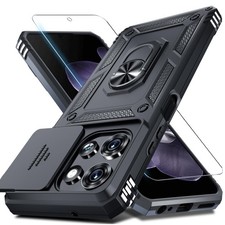 Janmitta for Moto G 2026/2025 Case,Moto G Play 2026 Case Built in Slide Camera L