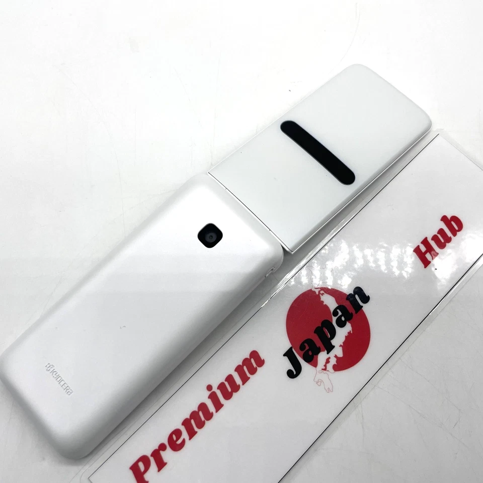 KYOCERA GRATINA KYF42 White 4G WiFi Android Flip Phone Unlocked Japan - Image 2 of 4