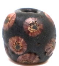 Ancient Roman Mosaic Gabri Glass Eye Bead - 2000+ Years Old