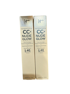 It Cosmetics CC+ Nude Glow Skin Tint SPF40 Choose Shade  1.08 fl oz