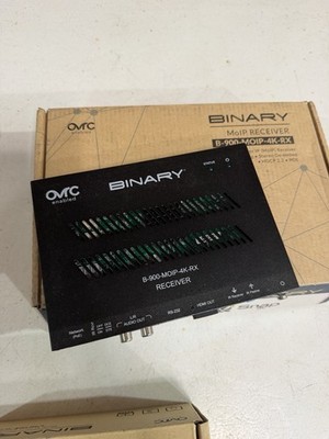 Binary 900 Series 4K Media over IP Receivers with Audio Downmixing
