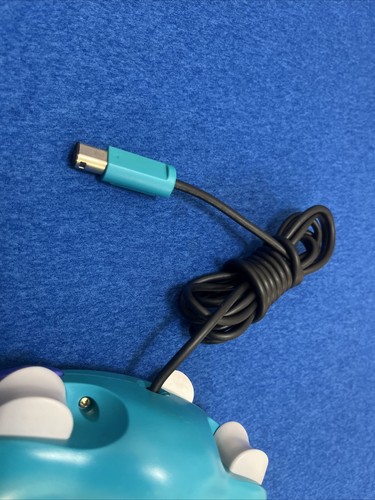 Controller ufficiale Nintendo GameCube Esmeral blu OEM completamente testato - Foto 11 di 11