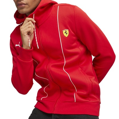 PUMA Scuderia Ferrari Race Hdd Full Zip Hoodie Mens Size S  Casual Athletic Oute