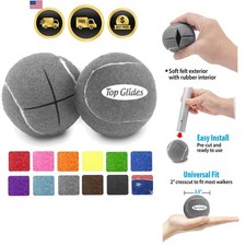 AMP Precut Walker Tennis Ball Glides Gray