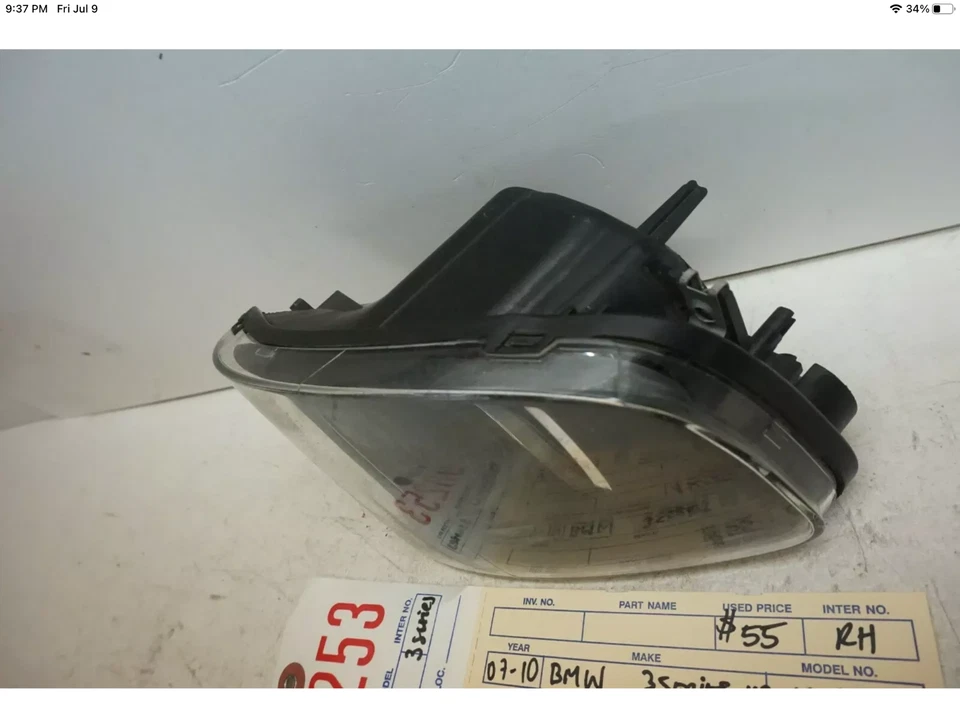 BMW SERIE 3 2007 2010 M3 cupé luz antiniebla derecha OEM UE98253 2008 2009  Foto 4 de 4