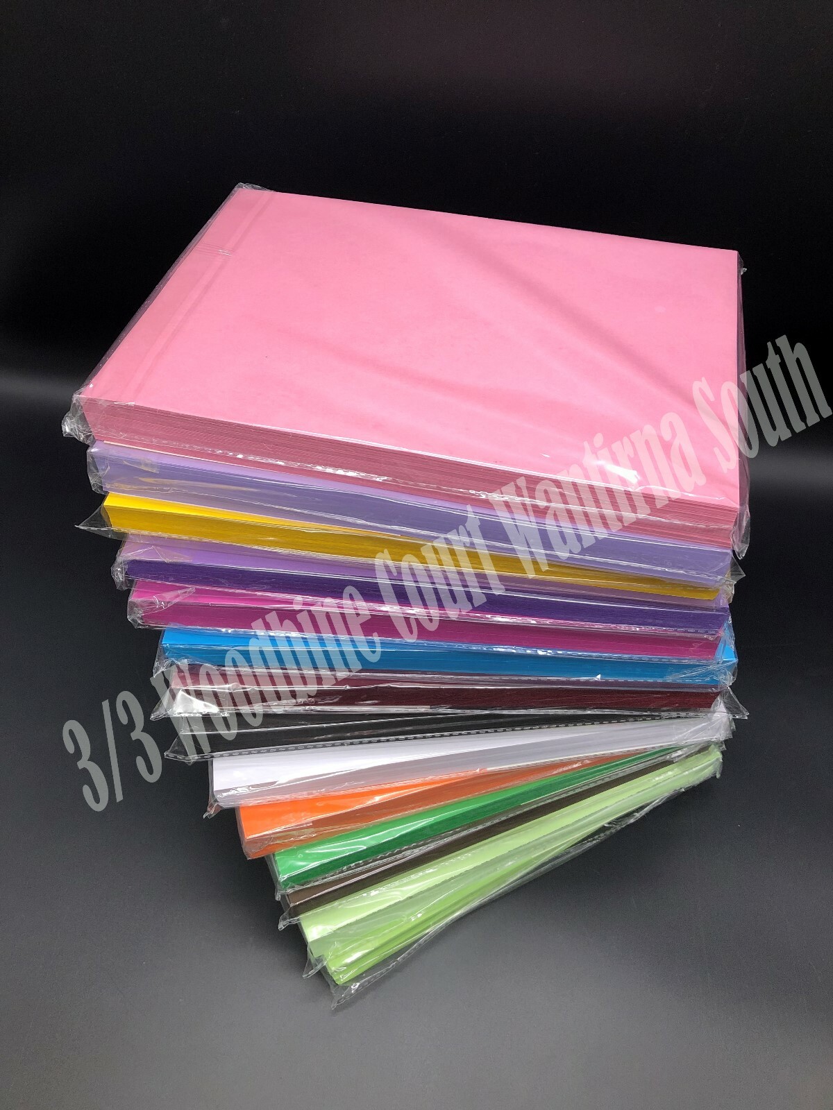 100 x 180gsm A4 Colored Cardboard Stock Paper DIY Craft Handicraft
