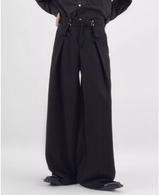 Japanese women's wide-leg pants loose Harajuku casual street trousers UNISEX