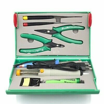 30W 220-240V SOLDERING IRON SOLDERING KIT PROSKIT