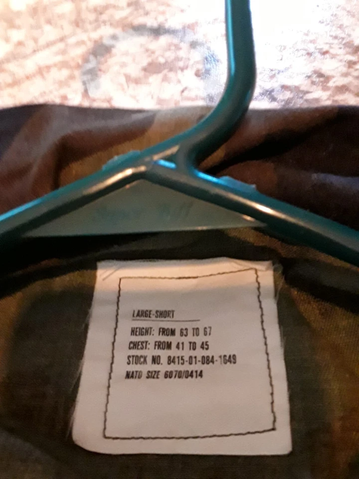 Military Green Camo Pants and Jacket Set Mans Large-Short, Hunting, NICE! - Image 3 of 4