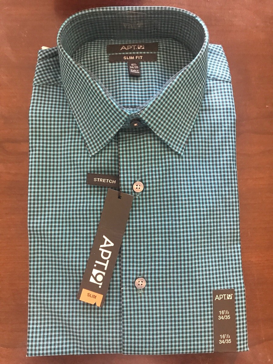 apt 9 dress shirt review Mens APT . 9 Premier Flex Dress Shirt. Slim Fit Stretch Fabric 16-16.5