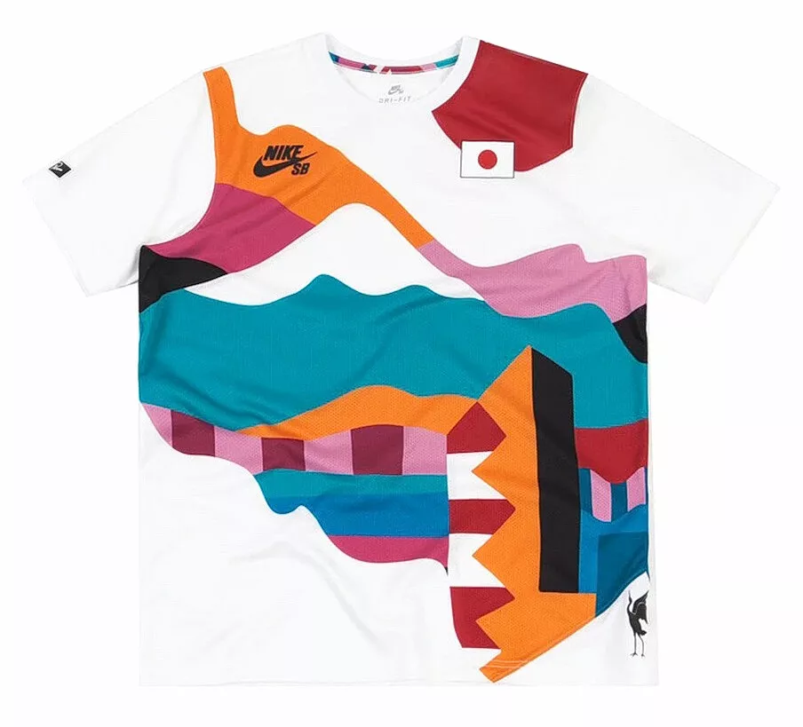 Nike SB x Parra 'Japan Federation Kit' Jersey White/Black Horigome