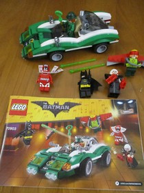 LEGO 70903 BATMAN THE RIDDLE RIDDLER RACER COMPLETE WITH BOX AND BOOKLET