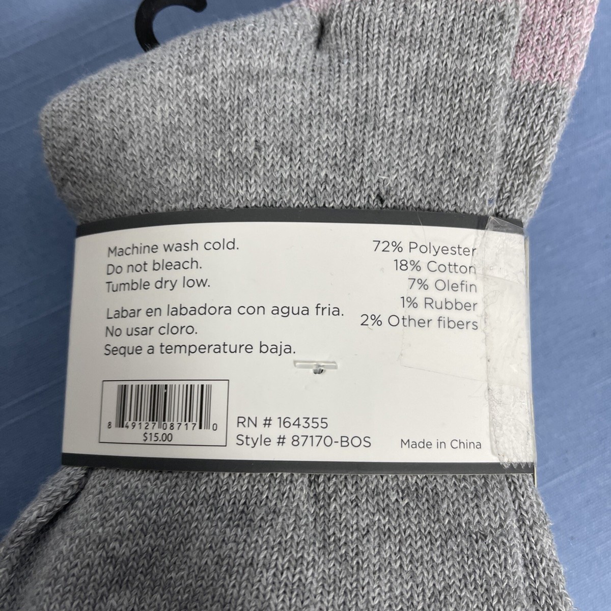 Ladies Boot Socks NWT pink And Gray. 2 Pair comfy Warm Soft | eBay