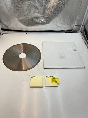 QTY 3 OEM F&C EN13236 C8L-N3Z21 Segmented Saw Blade, 4HP-T QTY 3 OEM F&C EN13236 C8L-N3Z21 Segmented Saw Blade, 4HP-T