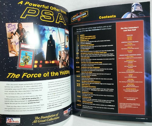 STAR WARS Celebration V Convention Commemorative Guide Book Orlando, FL 2010 - Picture 3 of 9