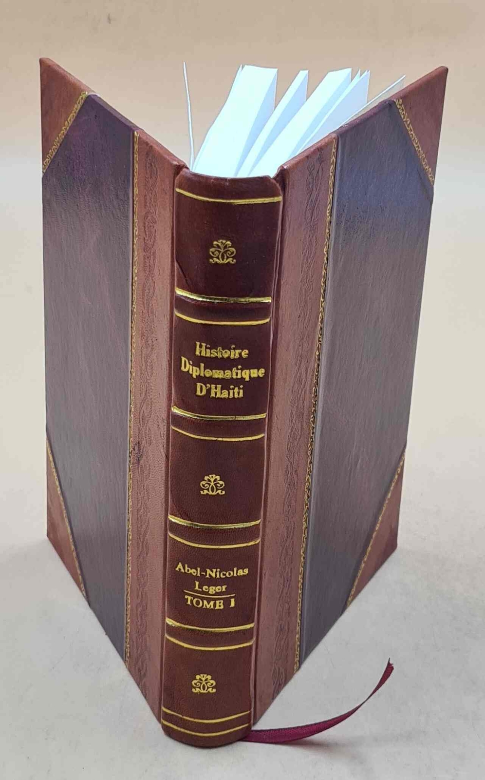 Diplomatic History of Haiti Vol 1 1804-1859 Leather Bound Abe