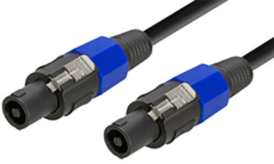 2x Cavo Audio Ibrido XLR Speakon Alimentazione e Segnale Cassa