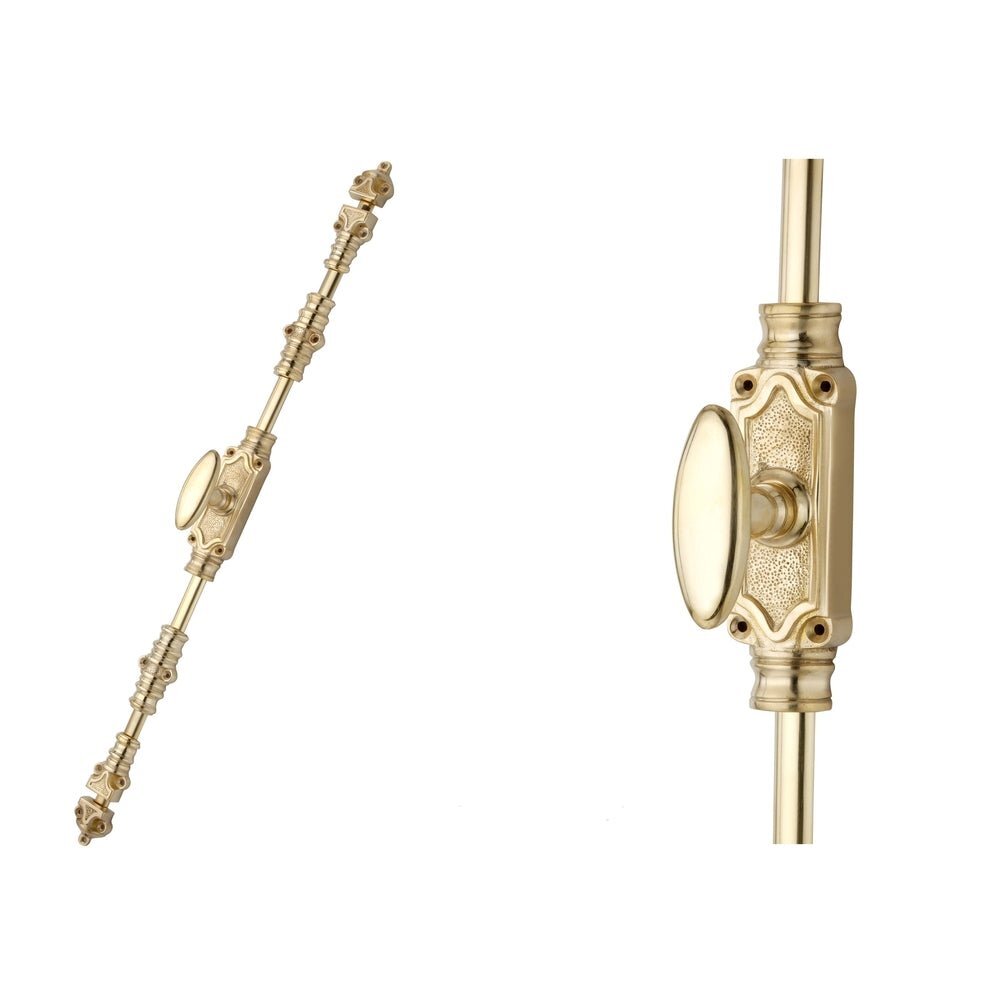 Signature Ironmongery Stepney Door Brass Cremone Bolt 9 feet Polished Brass Lacq