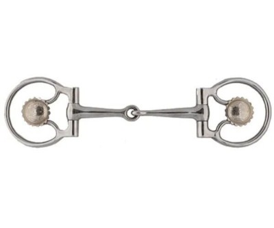 Mors De Bride Schneiders Curved Cuivre Offset D Ring - French Link, 5 Pouces, Vietnam
