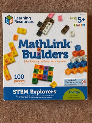 Learning Resources MINT-Forscher Mathlink Builder Mathematik 100 Würfel Aktivitätsset