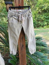Levi Strauss Co Boys Khaki Joggers Size M