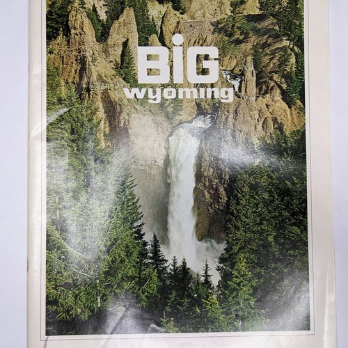 c1970s Big Wyoming Official Tourist Booklet Yellowstone Travel Stan Hathaway 8E
