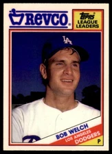 1988 Topps Revco League Leaders BOB WELCH #15 Los Angeles Dodgers