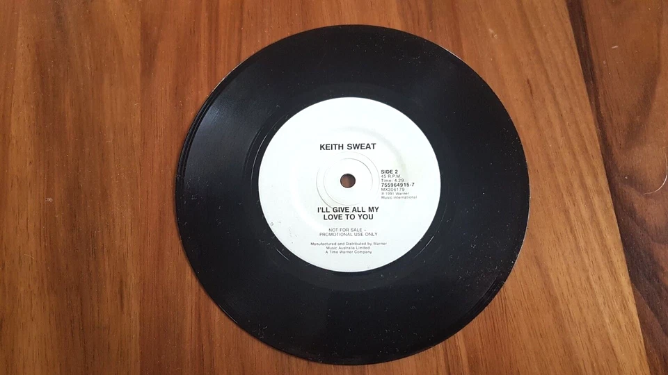 KEITH SWEAT I'II GIVE ALL MY LOVE TO YOU PROMO SINGLE RECORD PROMO AUSTRALIA - Image 3 of 3
