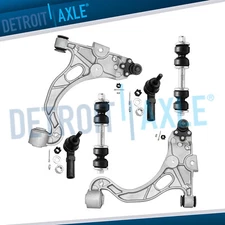 6pc Front Lower Control Arm Sway Bar Tie Rods for Cadillac Deville Buick LeSabre