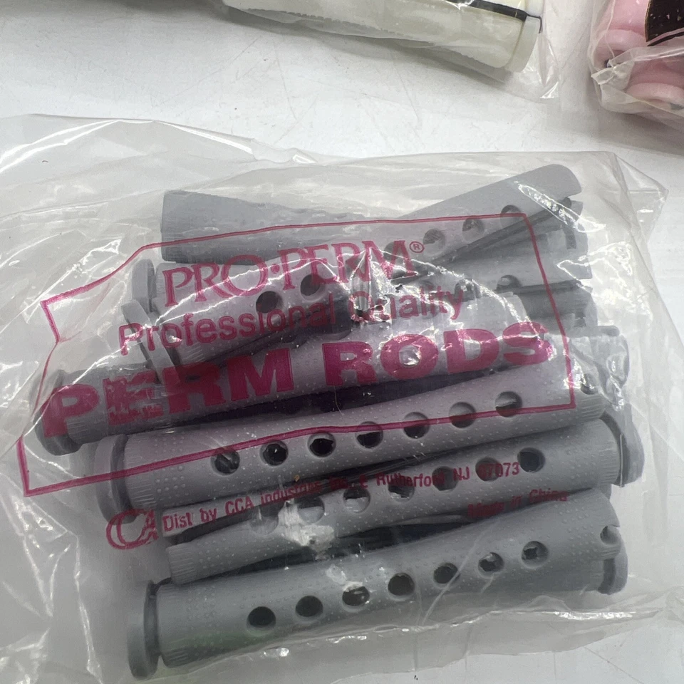 LOTE 340+ varillas permanentes tapas elásticas y varillas oscilantes tamaños mixtos lote rizadores Foto 4 de 4