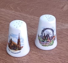 Set sale & pepe in ceramica. Souvenir di Vienna